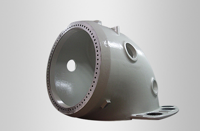 2.5MW direct drive wind power product frame ductile iron castings